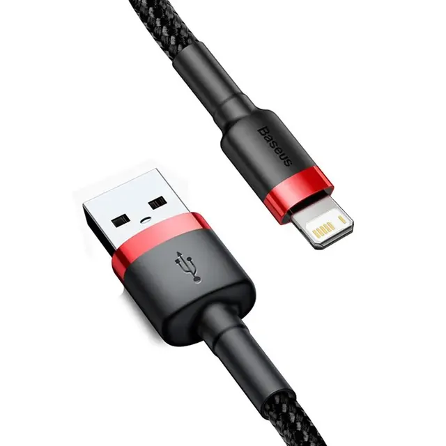 Cable Lightning a USB-A Negro Terrassa Phones Lab