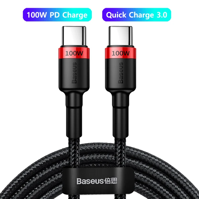 Cable USB-C a USB-C de 100W QC en Phones Lab Terrassa